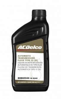 Масло для АКПП ATF (DEXRON3/MERCON3) ACDelco 109240 (фото 1)