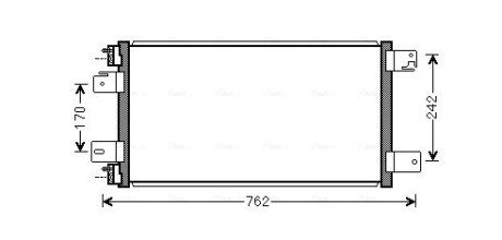 Радіатор кодиціонера AVA COOLING JE5074