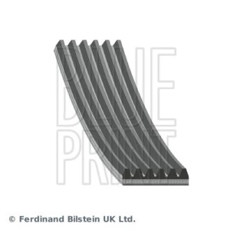 Поліклиновий ремінь (6PK2040) DAEWOO KORANDO, MUSSO, DODGE CALIBER, ISUZU TROOPER III, JAGUAR XF I, JEEP COMPASS, PATRIOT, OPEL MONTEREY B, SSANGYONG KORANDO, MUSSO 1.8-3.5 10.95- BLUE PRINT AD06R2040
