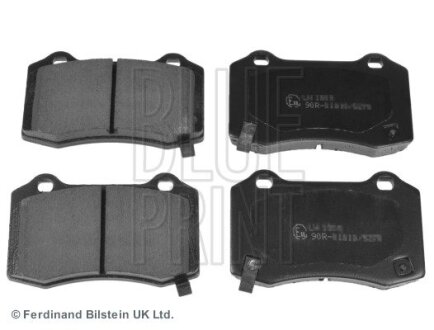 Гальмівні колодки, дискове гальмо (набір) BLUE PRINT ADA104206