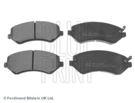 Гальмівні колодки, дискове гальмо (набір) BLUE PRINT ADA104223