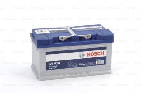 S4 Акумулятор 12В / 80А-год / 740A / 315*175*175 / 18,79кг (виводи -+) низька BOSCH 0 092 S40 100