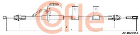 Трос ручного гальма COFLE 20160B056