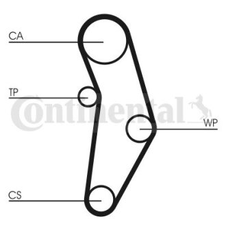 Ремінь ГРМ CONTINENTAL Contitech CT1049