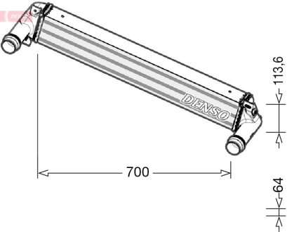 Інтеркулер DENSO DIT06010