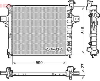 Теплообмінник DENSO DRM06031 (фото 1)