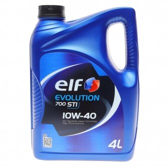 Олива моторна напівсинтетична "Evolution 700 STI 10W40", 4л (214120/203698/194863) ELF 216670 (фото 1)