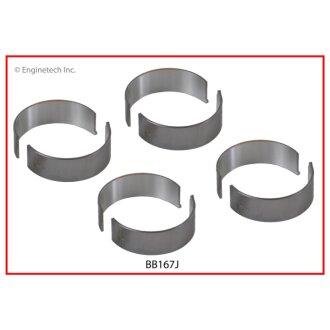 Вкладыши шатунные 0,50 мм 1,8/2,0/2,4 Enginetech BB167J50MM