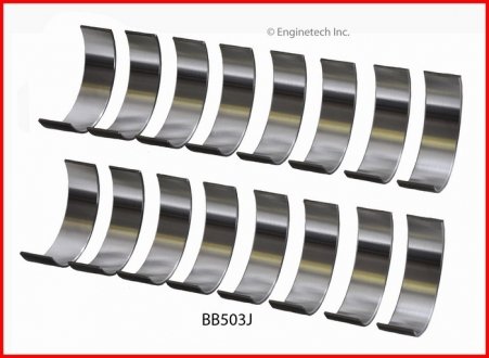 Вкладиші шатунні 0,50 мм 4,7 L Enginetech BB503J50 (фото 1)