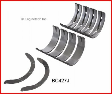 Вкладыши коренные 0,25 мм Enginetech BC427J25