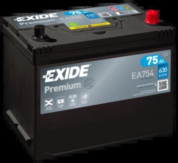 Стартерна батарея (акумулятор) EXIDE EA754