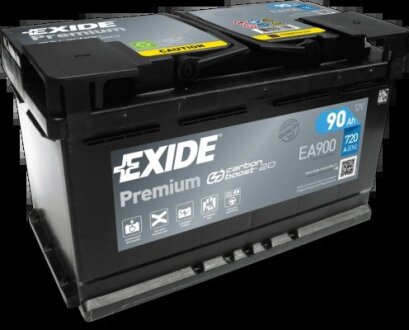 Стартерна батарея (акумулятор) EXIDE EA900