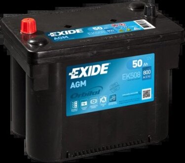 Стартерна батарея (акумулятор) EXIDE EK508