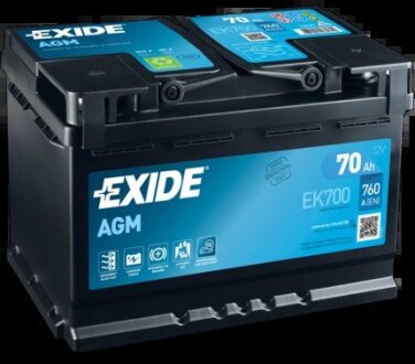 Акумулятор EXIDE EK700