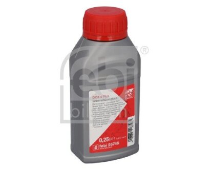 Рідина гальм. FEBI DOT4 Plus (Каністра 0,25 л) FEBI BILSTEIN 26748