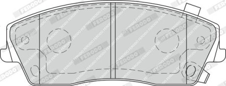 Гальмівні колодки, дискові FERODO FDB1954