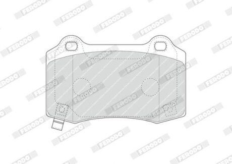 Гальмівні колодки, дискові FERODO FDB4777