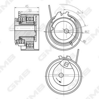 Шків привідного паса GMB GTB0370