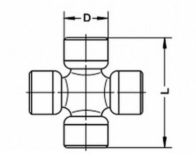 Хрестовина кермового валу GMB ST1538