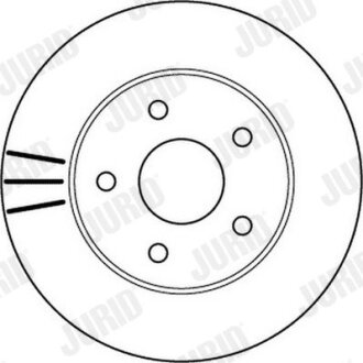 Гальмівний диск Jurid 562147JC