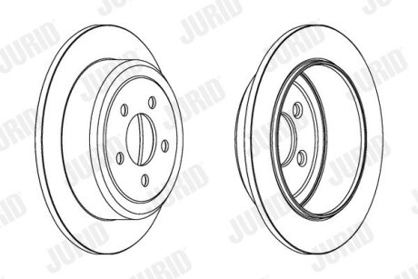 Гальмівний диск Jurid 562917JC