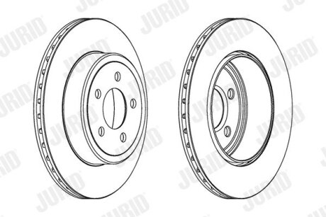Гальмівний диск Jurid 563034JC1