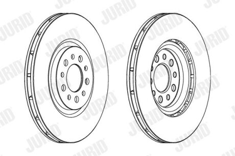 Гальмівний диск Jurid 563067JC1