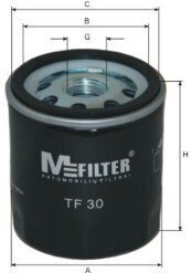 Фільтр мастила M-FILTER TF 30