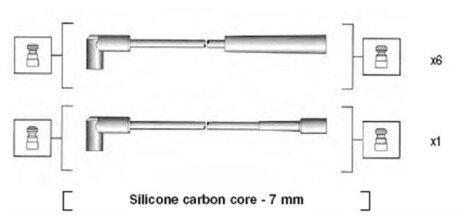 Дроти запалення, набір MAGNETI MARELLI 941425010939