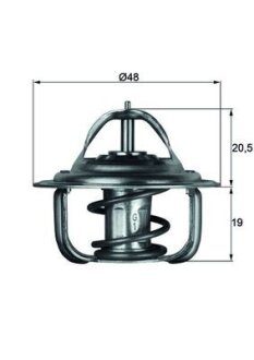 Термостат системи охолодження MAHLE MAHLE / KNECHT TX183D (фото 1)