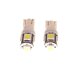 ЛампочкаLED W5W 12V/1W DIODA 4XLED W5W BIAŁA BLISTER 2 SZT MAXGEAR 780164SET (фото 2)