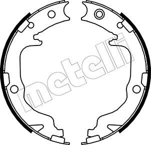 Гальмівні колодки ручного гальма Metelli 530362