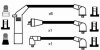Комплект проводів запалення NGK 8286 (фото 2)