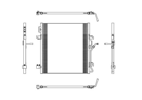 Радіатор кондиціонера NRF 350188