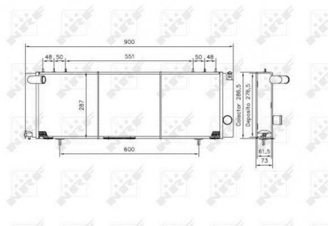 Радіатор NRF 50231