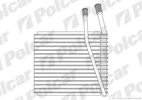 Випаровувач кондиціонера Polcar 2405P8-3