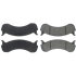 Тормозные колодки 73mm 2 Piston Calipers Cast 4153222 PROSTOP PS786AM (фото 2)
