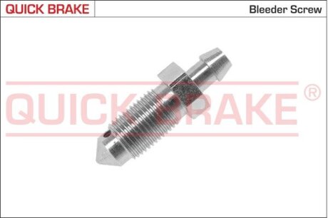 Штуцер прокачки гальм QUICK BRAKE 0019