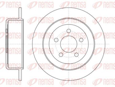 Гальмівний диск REMSA 6127100