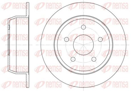 Гальмівний диск REMSA 662800