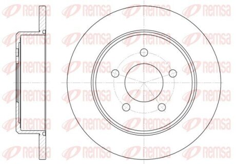 Гальмівний диск REMSA 674600