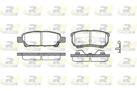 Гальмівні колодки дискові 21051.02 ROADHOUSE 2105102