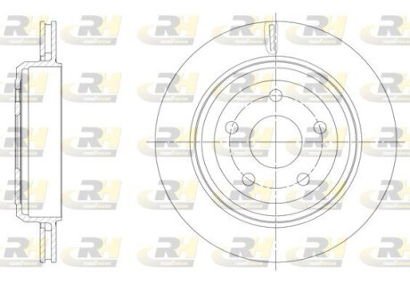 Гальмівний диск ROADHOUSE 6151310