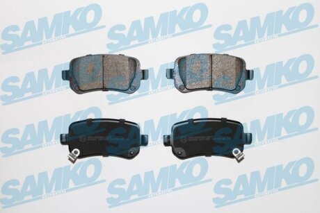 Гальмівні колодки, дискове гальмо (набір) SAMKO 5SP1550