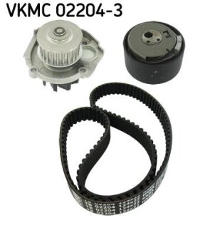 Комплект (ремінь+ролик+помпа) VKMC 02204-3 SKF VKMC022043