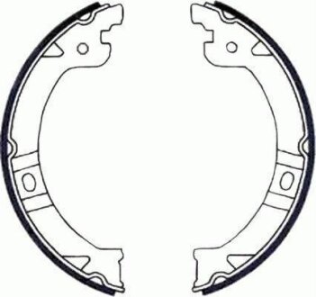 Гальмівні колодки ручного гальма Textar 91069600