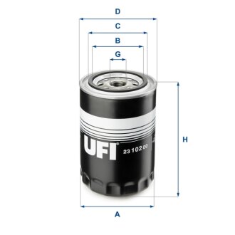 Фільтр масла UFI 2310200