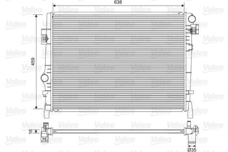 Теплообмінник Valeo 701553