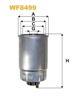 Фільтр палива WIX FILTERS WF8499