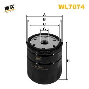 Фільтр масляний WIX FILTERS WL7074